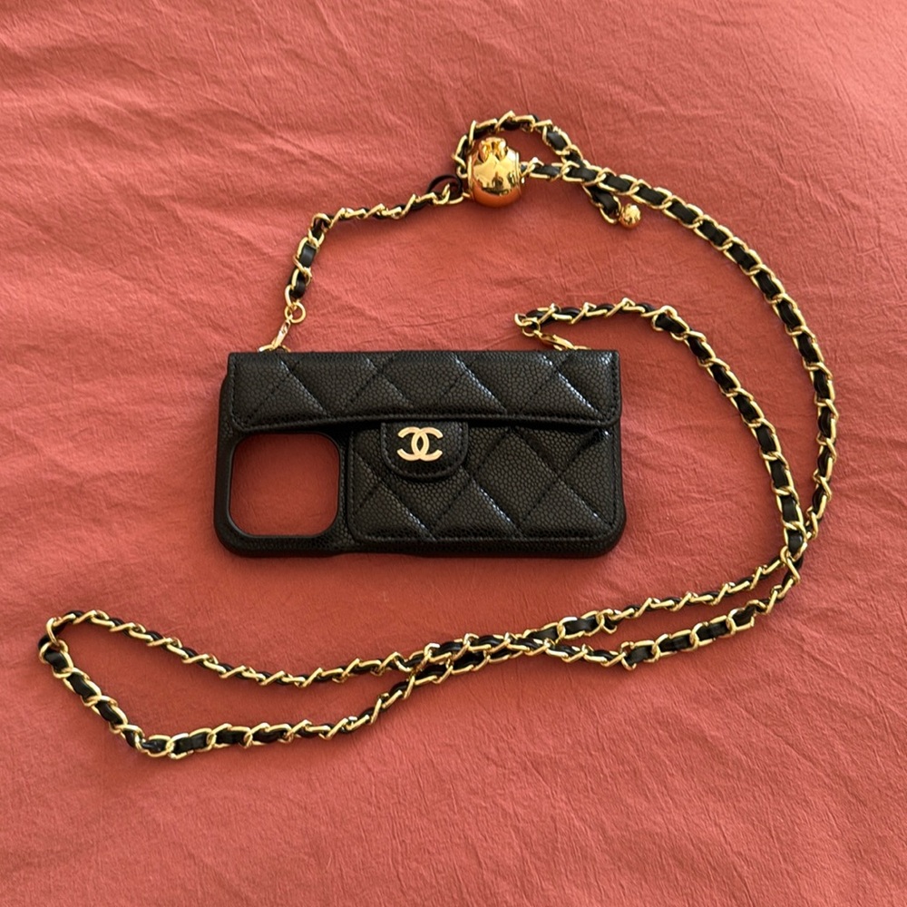 15 pro iPhone case w strap and wallet